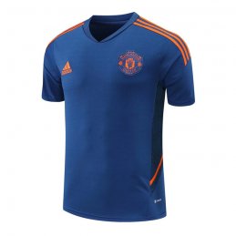 Camiseta de Entrenamiento Manchester United 2022-23 Azul