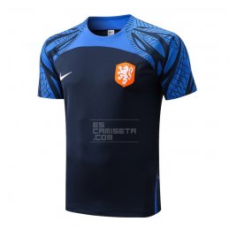 Camiseta de Entrenamiento Paises Bajos 22-23 Azul