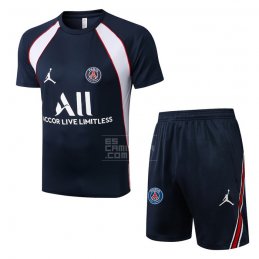 Chandal del Paris Saint-Germain Jordan Manga Corta 22-23 Azul - Pantalon Corto