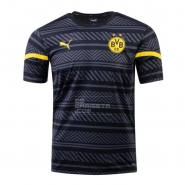 Camiseta Pre Partido del Borussia Dortmund 2022 Negro