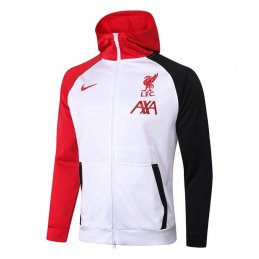 Chaqueta con Capucha del Liverpool 20-21 Blanco