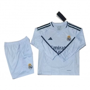 Manga Larga 1a Equipacion Camiseta Real Madrid Nino 24-25