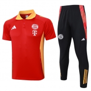 Conjunto Polo del Bayern Munich 2024-25 Rojo