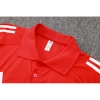 Conjunto Polo del Manchester United 24-25 Rojo