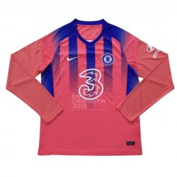 Manga Larga 3ª Equipacion Camiseta Chelsea 20-21