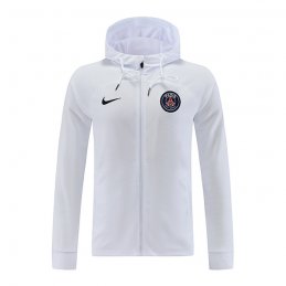 Chaqueta con Capucha del Paris Saint-Germain 2022-23 Blanco