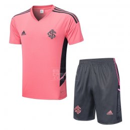 Chandal del SC Internacional Manga Corta 22-23 Rosa - Pantalon Corto