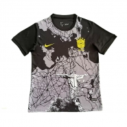 Camiseta Brasil Jesus 25-26 Tailandia Negro Gris Camiseta Brasil Jesus 25-26 Tailandia Negro Gris