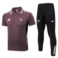 Conjunto Polo del Manchester United 25-26 Marron Conjunto Polo del Manchester United 25-26 Marron