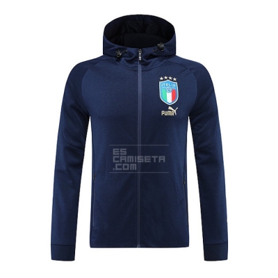 Chaqueta con Capucha del Italia 22-23 Azul