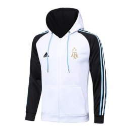 Chaqueta con Capucha del Argentina 22-23 Blanco