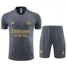 Chandal del Arsenal Manga Corta 23-24 Gris - Pantalon Corto