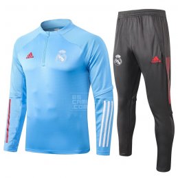 Chandal de Sudadera del Real Madrid Nino 20-21 Azul