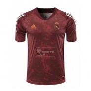 Camiseta de Entrenamiento Real Madrid 20-21 Rojo