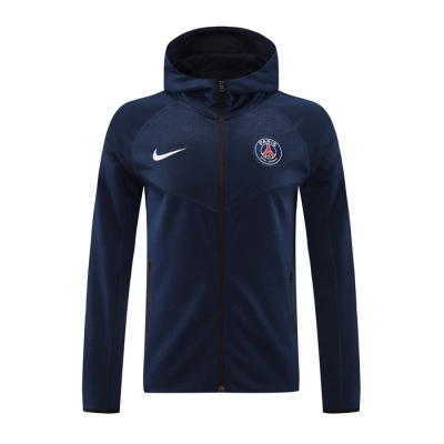 Chaqueta con Capucha del Paris Saint-Germain 24-25 Azul